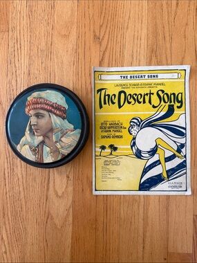 Rudolf Valentino Beautebox - 1920’s+ The Desert Song sheet music